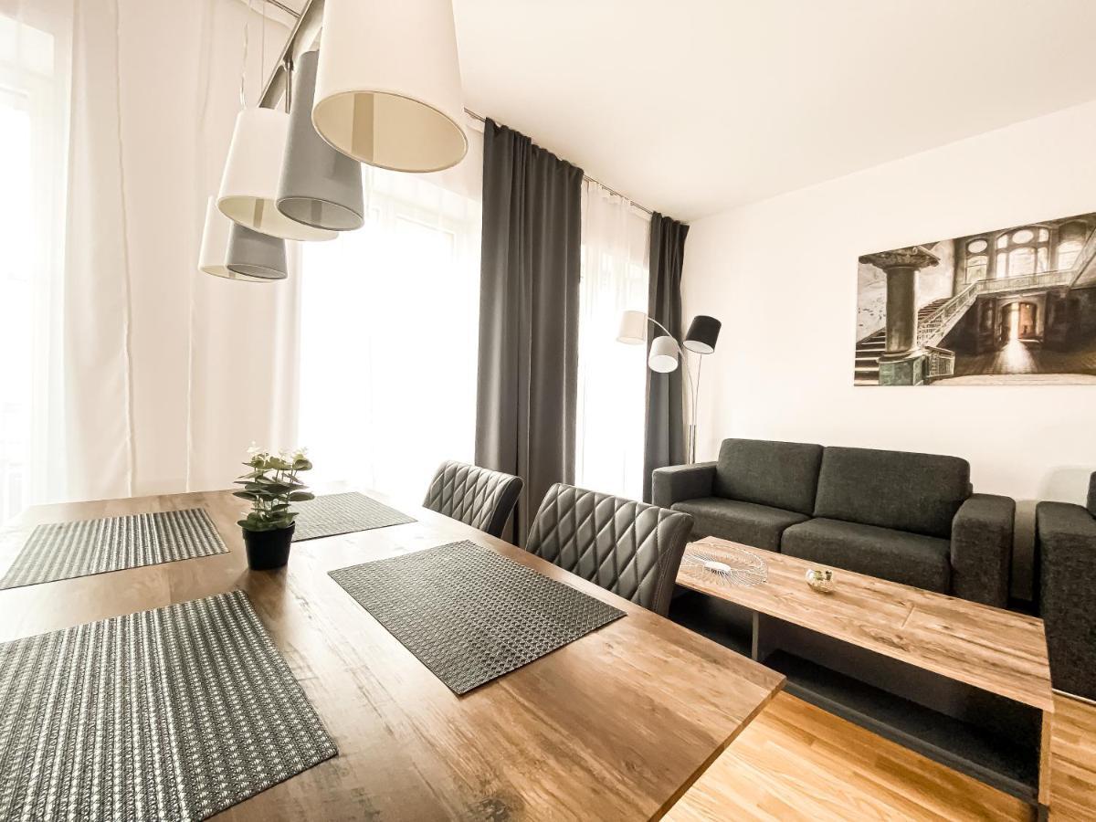 Modernes Luxus-Apartment Im Leipziger Zentrum Esterno foto