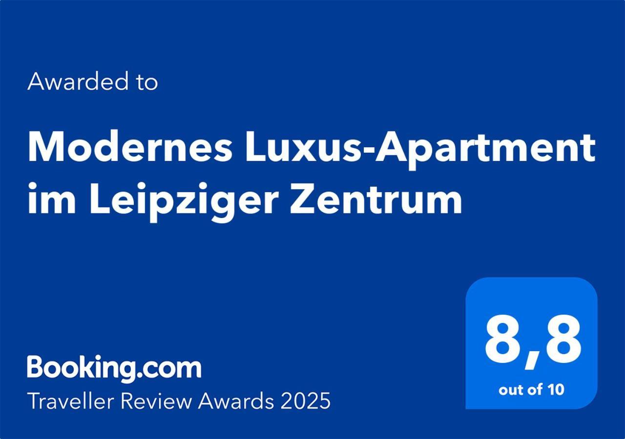 Modernes Luxus-Apartment Im Leipziger Zentrum Esterno foto